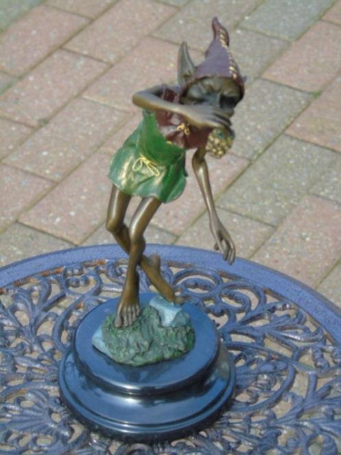 troll , lutin a la grappe de raisin en bronze couleurs signé, Antiquités & Art, Antiquités | Bronze & Cuivre, Bronze, Enlèvement ou Envoi