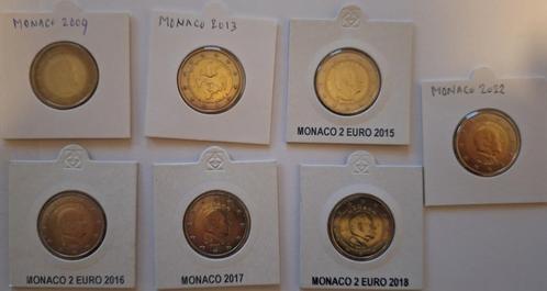 Pièces de 2 euros Monaco, Timbres & Monnaies, Monnaies | Europe | Monnaies euro, Monnaie en vrac, 2 euros, Monaco, Enlèvement ou Envoi