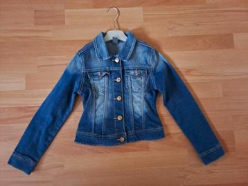 Jeans vest maat 128