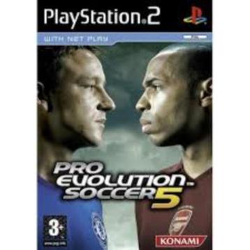 PS2 Pro Evolution Soccer 5-spel.