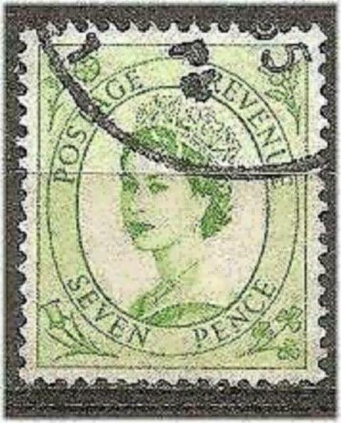 Groot-Brittannie 1952-1954 - Yvert 271 - Queen Elisabet (ST), Timbres & Monnaies, Timbres | Europe | Royaume-Uni, Affranchi, Envoi
