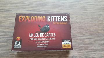 Nouveau jeu de cartes Exploding Kittens