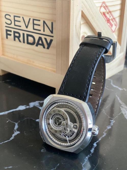 Luxe Automatische Horloge - SevenFriday Q1/01, Handtassen en Accessoires, Horloges | Heren, Zo goed als nieuw, Polshorloge, Overige merken