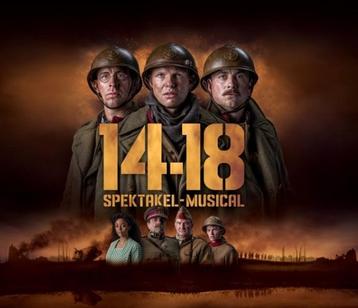 2x tickets Spektakel- Musical 14-18 in Puurs