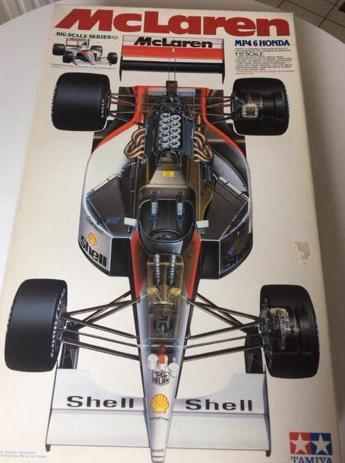 Tamiya McLaren MP4/6 1:12 Senna, Hobby en Vrije tijd, Modelbouw | Auto's en Voertuigen, Zo goed als nieuw, Auto, Tamiya, Ophalen of Verzenden