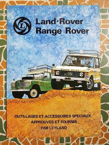 Land-Rover accessoires et outillages spéciaux, vers 1980.