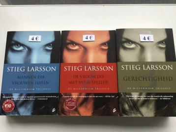 3 thrillers de Stieg Larsson à 4 euros par livre