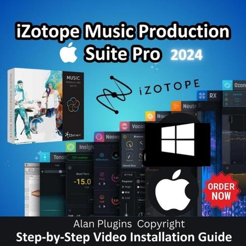 iZotope Music Production Suite Pro 2023 for, Daw, Vst Plugin, Computers en Software, Audio-software, Nieuw, MacOS, Windows, Ophalen of Verzenden