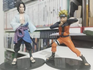 Figurines Naruto et Sasuke