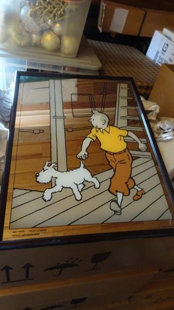 Cadre miroir Tropico - Tintin et Milou