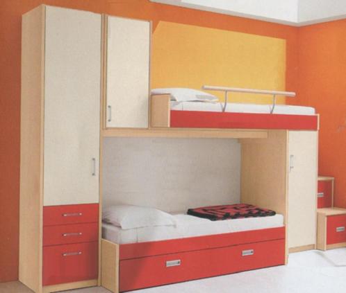 Junior4 Vivo slaapkamer met stapelbed, Maison & Meubles, Chambre à coucher | Lits superposés & Lits mezzanines, Utilisé, Lits superposés