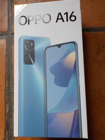 Smartphone Oppo A16 bleu perle 64 Go double SIM comme neuf