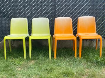 4 Pedrali Snow stoelen