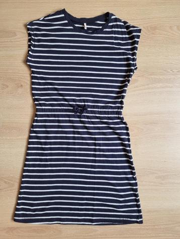 Robe rayée bleue et blanche - Kids only - taille 146-152