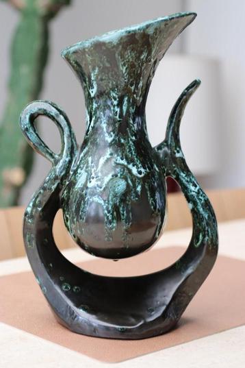 Vase céramique vintage 1960 Vallauris  Accolay
