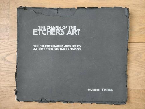 The charm of the etcher's art : 12 reproducties van etsen, Antiek en Kunst, Kunst | Etsen en Gravures, Ophalen of Verzenden