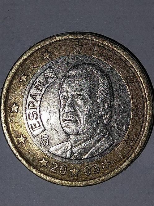 1 Euromunt (2003) Spanje, Timbres & Monnaies, Monnaies | Europe | Monnaies euro, Monnaie en vrac, 1 euro, Espagne, Or, Argent
