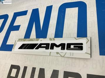 Kofferklep Logo AMG Mercedes Mat Zwart Embleem 2012-2018