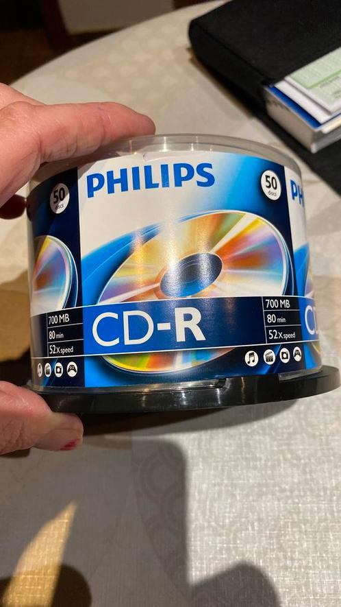 Philips CR7D5NB50/00, Informatique & Logiciels, Disques enregistrables, Comme neuf, Cd, Enlèvement