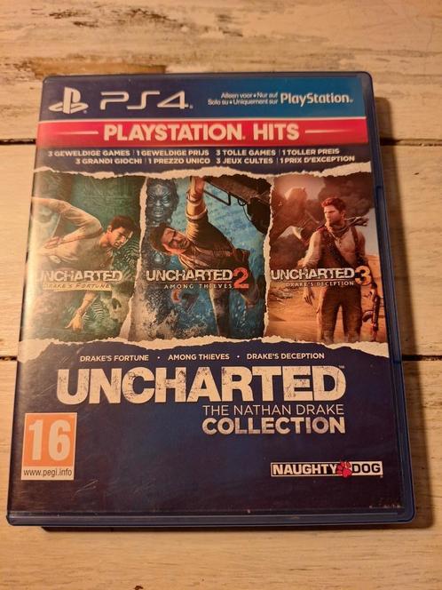Uncharted The Nathan Drake Collection PS4-spel, Games en Spelcomputers, Games | Sony PlayStation 4, Zo goed als nieuw, Avontuur en Actie