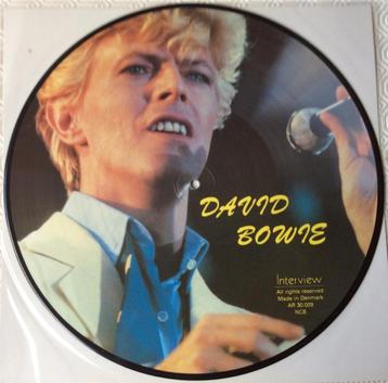 Disque illustré « Interview » de David Bowie, Danemark 1983