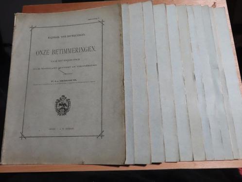 F. Lz. Berghuis - Onze betimmeringen  12 delen 1892  Met EXT, Livres, Technique, Utilisé, Architecture, Enlèvement ou Envoi