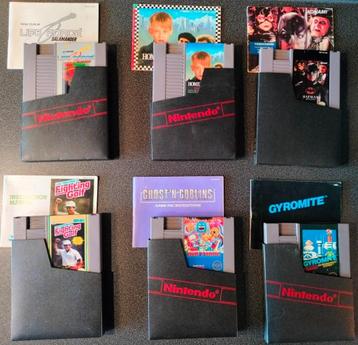 18x NES games, los met boekje
