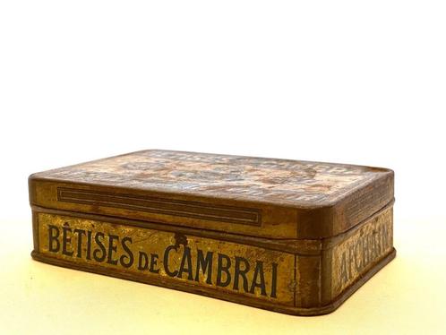 oude blikken doos - Bêtises de Cambrai, Verzamelen, Blikken, Ophalen of Verzenden