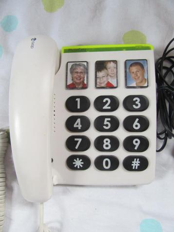 vaste telefoon DORO met grote druktoetsen