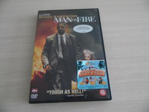 MAN ON FIRE, CD & DVD, DVD | Thrillers & Policiers, Comme neuf, Thriller d'action, À partir de 16 ans, Enlèvement ou Envoi