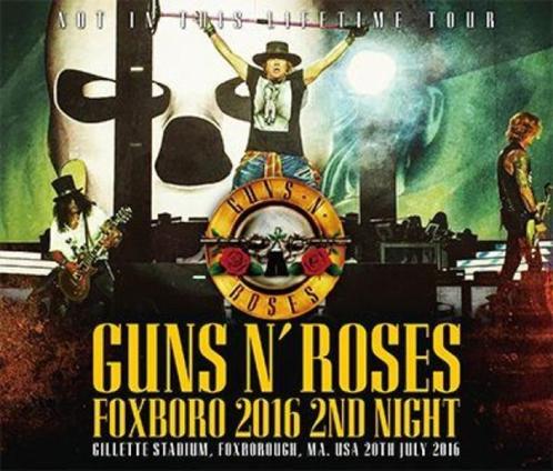 3 CD's GUNS N' ROSES - Live Foxboro 2016, Cd's en Dvd's, Cd's | Hardrock en Metal, Nieuw in verpakking, Verzenden