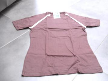 Nieuwe Small Fila Tshirt in bruine katoen