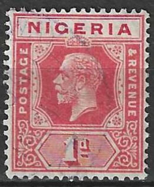 Nigeria 1914 - Yvert 2 - Koning George V (ST), Timbres & Monnaies, Timbres | Afrique, Affranchi, Nigeria, Envoi
