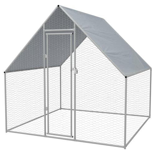 Poulailler extérieur pour poules 2x2x1,92 m, Animaux & Accessoires, Volatiles | Accessoires, Neuf, Poulailler, Enlèvement ou Envoi