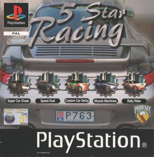 5 Star Racing, Consoles de jeu & Jeux vidéo, Jeux | Sony PlayStation 1, Comme neuf, Course et Pilotage, 1 joueur, À partir de 3 ans
