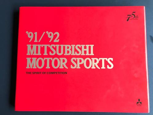 Livre NEUF “Mitsubishi Motor Sports 91/92”, Livres, Autos | Livres, Neuf, Mitsubishi, Enlèvement ou Envoi