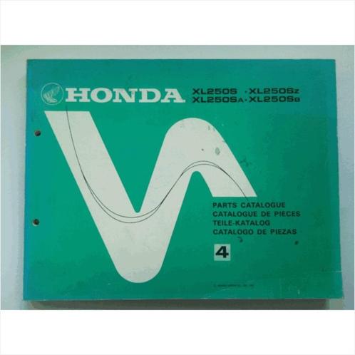 Honda CR250 Onderdelenboek 1981 #1 Engels Frans Duits Spaans, Livres, Autos | Livres, Utilisé, Honda, Enlèvement ou Envoi
