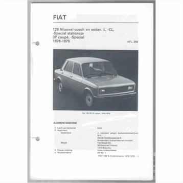 Fiat 128 Vraagbaak losbladig 1976-1979 #2 Nederlands