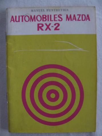 Mazda RX-2 RX2 RX 2 instructieboekje manuel d’entretien1972