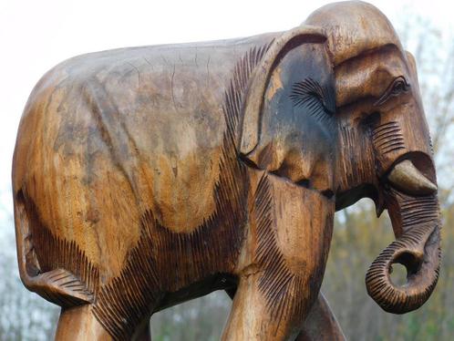 olifant ,thijs , hout, Antiquités & Art, Art | Sculptures & Bois, Enlèvement ou Envoi