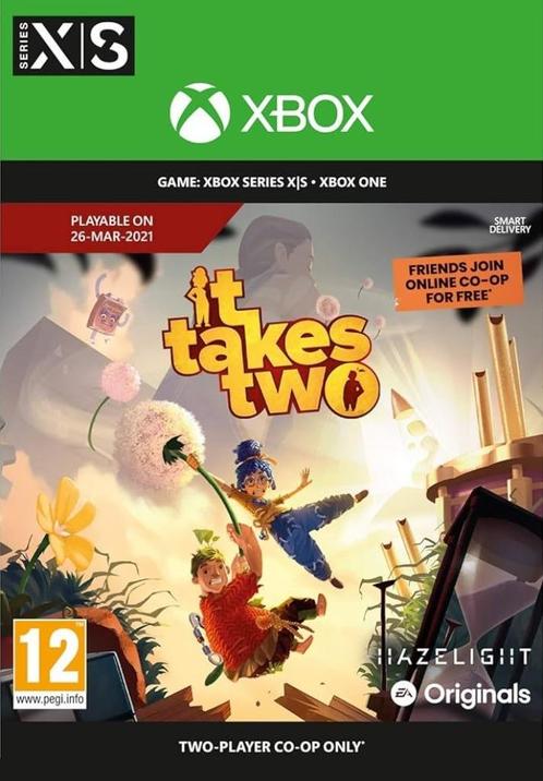 It Takes Two (Xbox One & Xbox Series X|S), Consoles de jeu & Jeux vidéo, Jeux | Xbox Series X & S, Neuf, Envoi