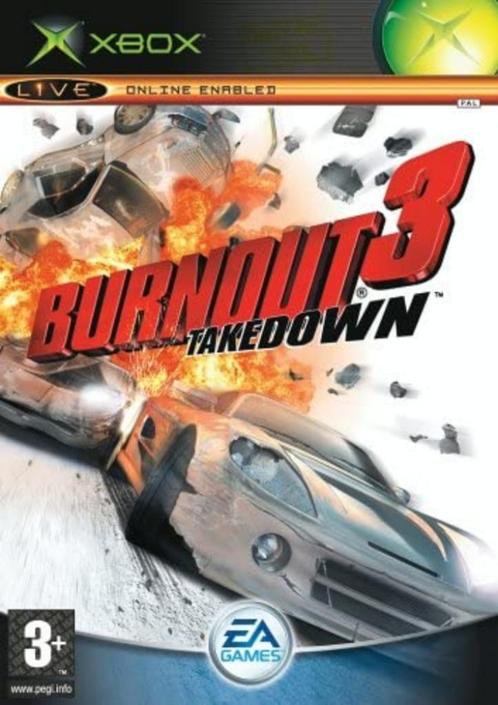 Burnout 3 Takedown, Consoles de jeu & Jeux vidéo, Jeux | Xbox Original, Utilisé, Course et Pilotage, 1 joueur, À partir de 3 ans
