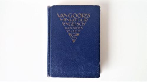 Van Goor's Miniatuur Engelsch Woordenboek, Antiquités & Art, Antiquités | Livres & Manuscrits, Enlèvement ou Envoi