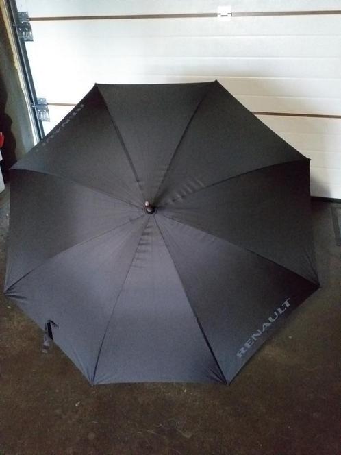2 grote zwarte paraplu's, handvat NIEUWE houten wandelstok, Handtassen en Accessoires, Paraplu's, Nieuw, Zwart, Ophalen of Verzenden