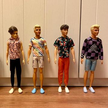 Barbie - set van 4 Ken