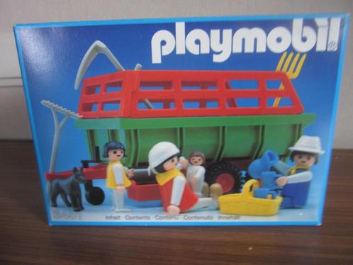 Playmobil Hooiwagen met familie op picnic nr 3451, Enfants & Bébés, Jouets | Playmobil, Neuf, Ensemble complet, Enlèvement ou Envoi