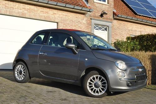 Fiat 500 Cabrio Lounge 1.2 Benzine *Zeer mooie staat*, Autos, Fiat, Entreprise, Achat, ABS, Airbags, Air conditionné, Alarme, Bluetooth