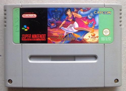 Disney's Aladdin voor de Europese Super Nintendo, Consoles de jeu & Jeux vidéo, Jeux | Nintendo Super NES, Utilisé, Enlèvement ou Envoi