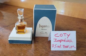 vintage Coty parfum imprévu