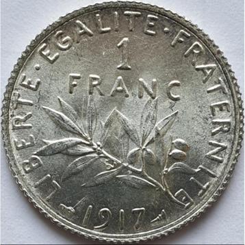 Francia, Semeuse 1 Franc 1917-1919-1960-1964